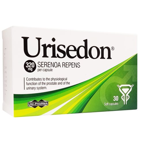Uni-Pharma Urisedon 320 mg Serenoa Повтаря 30 капсули