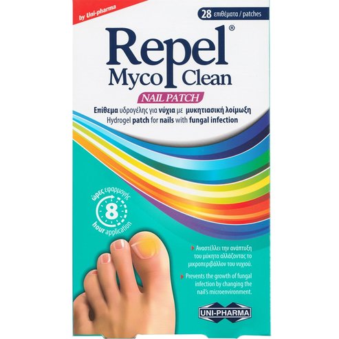Uni-Pharma Repel Myco Clean Nail Patch 28 бр