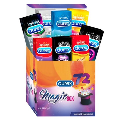 Durex Magic Box Колекция от презервативи 72 броя
