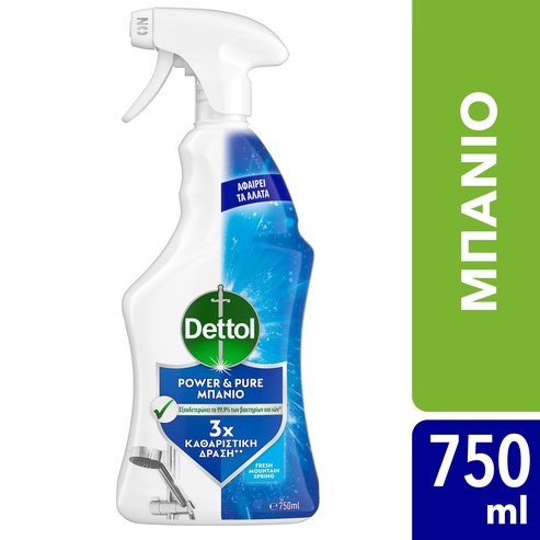 Dettol Power & Pure Fresh Mountain Spring 750ml