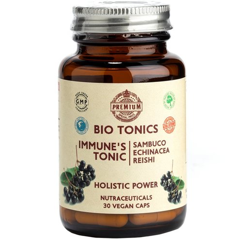 Bio Tonics Immune\'s Tonic Sambuco, Echinacea & Reishi 30caps
