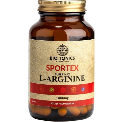 Bio Tonics Sportex Super Max L-Arginine 1000mg 60caps