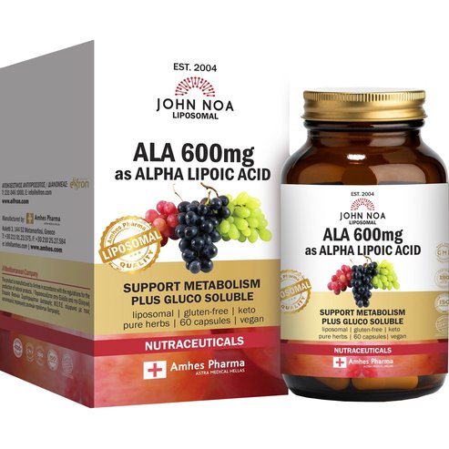 Amhes Pharma John Noa Liposomal ALA 600mg 60caps