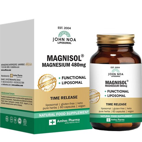 Amhes Pharma John Noa Liposomal Magnisol Magnesium 480mg 60caps