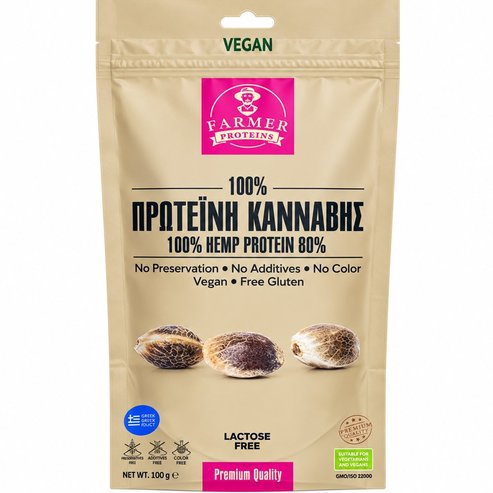 Farmer Proteins Hemp Protein Isolate 80% 100g