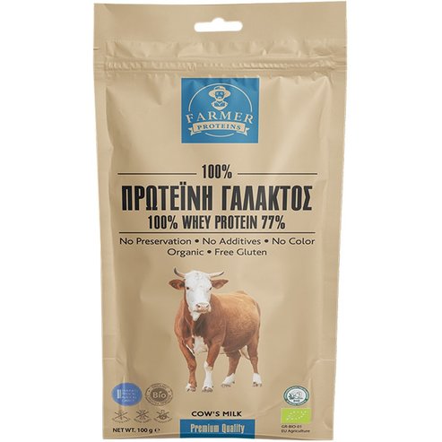 Farmer Proteins Whey Protein Isolate 77% 100g
