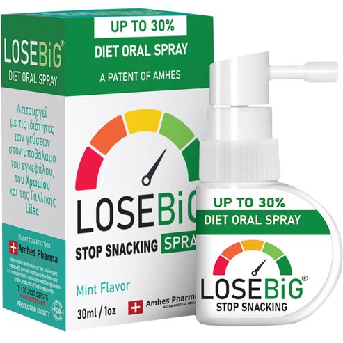 Amhes Pharma Losebig Stop Snacking Diet Oral Spray 30ml - Mint