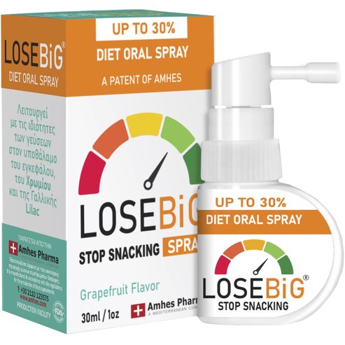 Amhes Pharma Losebig Stop Snacking Diet Oral Spray 30ml - Grapefruit