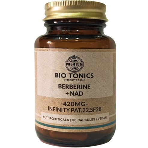 Bio Tonics Berberine & NAD+ 420mg, 30caps