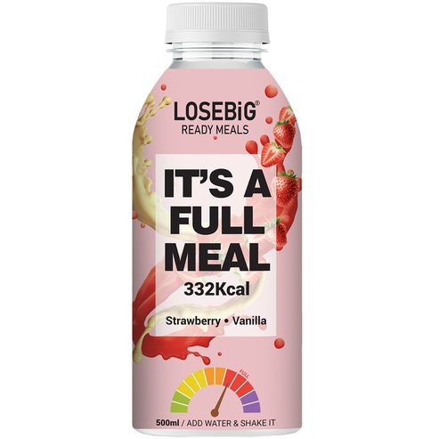 Losebig Full Meal 332Kcal 500ml - Strawberry - Vanilla
