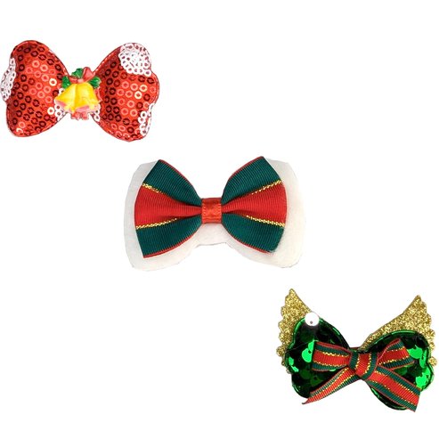 Christmas Kids Подарък Hair Bow 1 бройка в произволен дизайн
