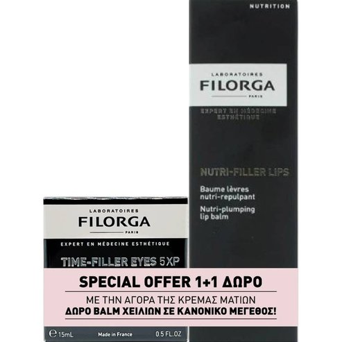 Filorga Promo Time-Filler 5XP Eyes Cream 15ml & Подарък Nutri-Filler Lip Balm 4g