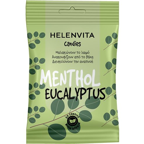 Helenvita Menthol & Eucalyptus Sore Throat & Cough Candies 20 бр