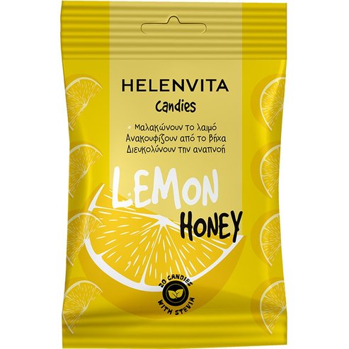 Helenvita Lemon & Honey Sore Throat & Cough Candies 20 бр