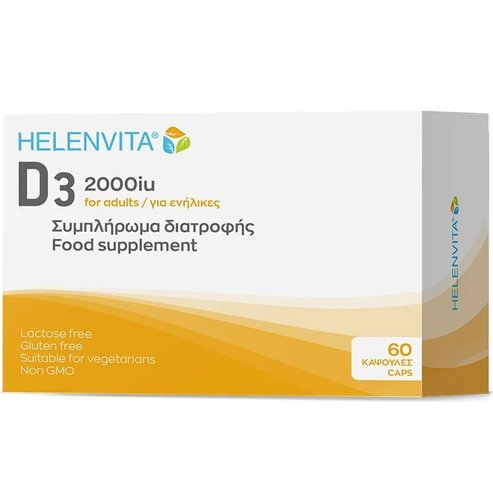 Helenvita D3 2000IU for Adults 60caps