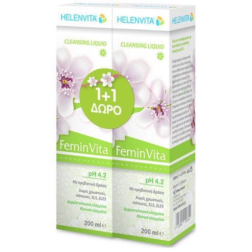 Helenvita PROMO PACK FeminVita pH 4.2 Cleansing Liquid 2x200ml