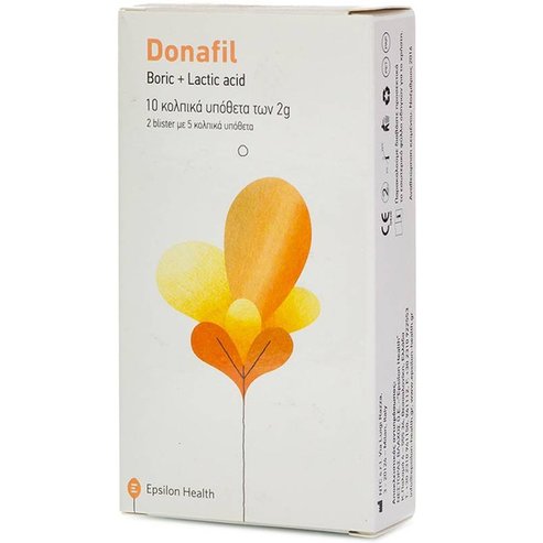 Epsilon Health Donafil Vaginal Ovules 10 бр