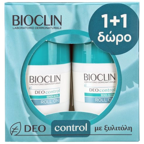 Bioclin Deo Control Roll on Дезодорант с приятен аромат, идеален за лечение на хиперхидроза  2x50ml