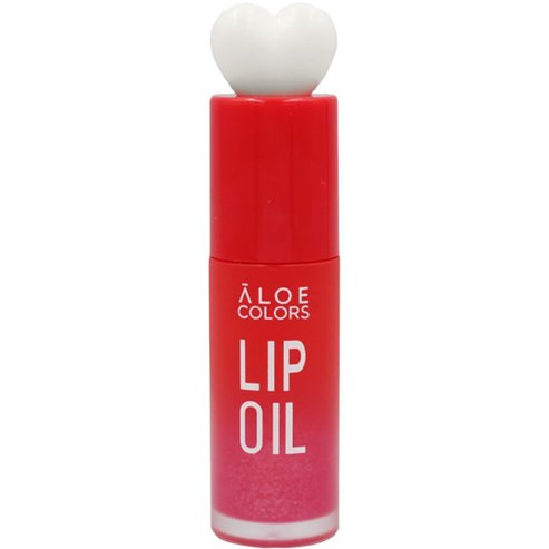 Aloe Colors Cherry Pop Lip Oil Хидратиращо и подхранващо масло за устни с вкус на череша и червен натурален цвят 10 мл червен