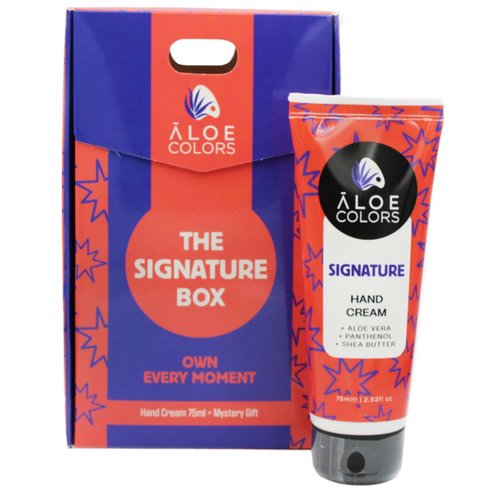 Aloe Colors Promo The Signature Box Own Every Moment Hand Cream 75ml & Подарък Mystery Gift