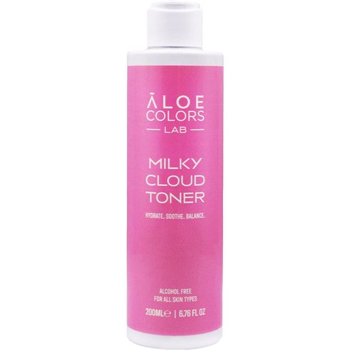 Aloe Colors Milky Cloud Toner Лек тонизиращ лосион под формата на емулсия за всички типове кожа 200ml