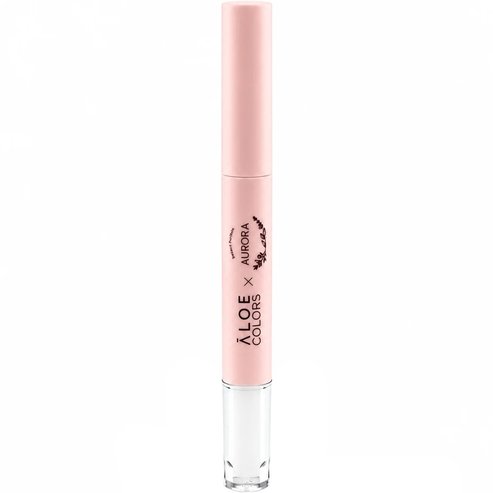 Aloe Colors x Aurora Spiritual Lip Elixir Еликсир за устни за хидратация с пептиди, който придава прозрачен блясък с нежен розов цвят & аромат на малина - лимон 2ml
