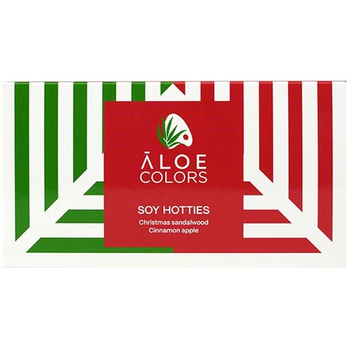 Aloe Colors Soy Hotties Chistmas Sandalwood & Cinnamon Apple 14 бр