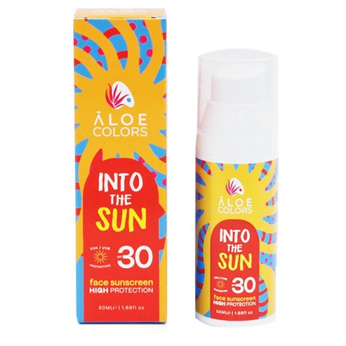 Aloe Colors Into the Sun Face Sunscreen Spf30, 50ml