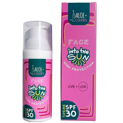 Aloe+ Colors Into the Sun High Protection Face Sunscreen SPF30, 50ml