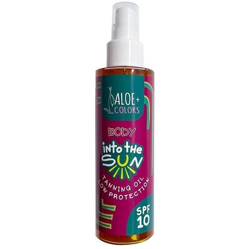 Aloe+ Colors Into the Sun Tanning Oil Low Protection SPF10, 150ml