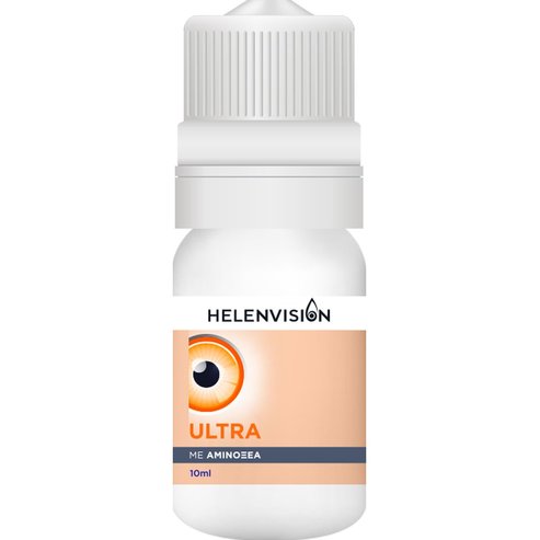 Helenvision Ultra 0,2% Eye Drops Стерилен хидратиращ офталмологичен разтвор с 0,2% натриев хиалуронат & аминокиселини 10ml