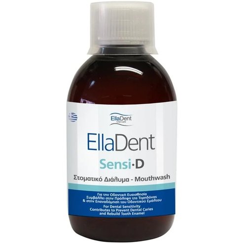 Elladent Sensi•D Mouthwash Вода за Уста за Ежедневна Грижа за Свръхчувствителни Зъби с Вкус на Мента 250ml