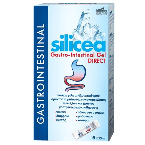 Hubner Silicea Gastrointestinal Gel DIRECT Гел за пиене от чист силиций  6x15ml