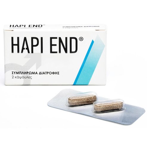 Hapi End Хранителна добавка за подобряване на еректилната функция 2 tabs