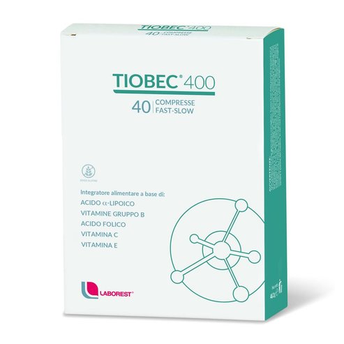 Laborest Tiobec 400 Хранителна добавка за нормалната функция на нервната система 40 Tabs