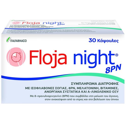 Italfarmaco Floja Night 8PN with Melatonin 30caps