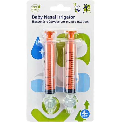 Baby Nasal Irrigator 2 броя - портокал