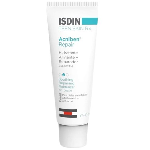 Isdin Teen Skin Rx Acniben Soothing, Repairing & Moisturizing Gel Cream 40ml