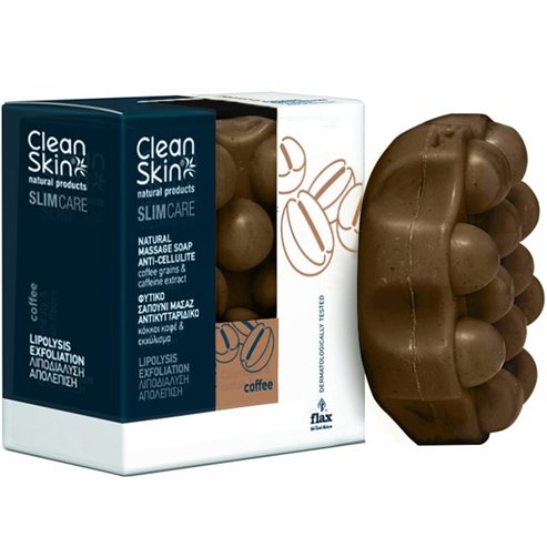CleanSkin Slimming & Anti-Cellulite Natural Massage Soap Coffee 100g