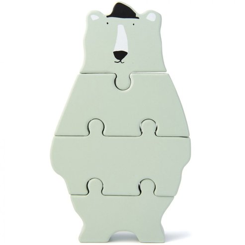 Trixie Wooden Body Puzzle Код 77508 1 бр - Mr. Polar Bear