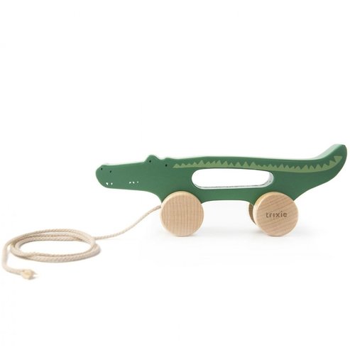 Trixie Wooden Pull Along Toy Код 77509, 1 бр - Mr. Crocodile