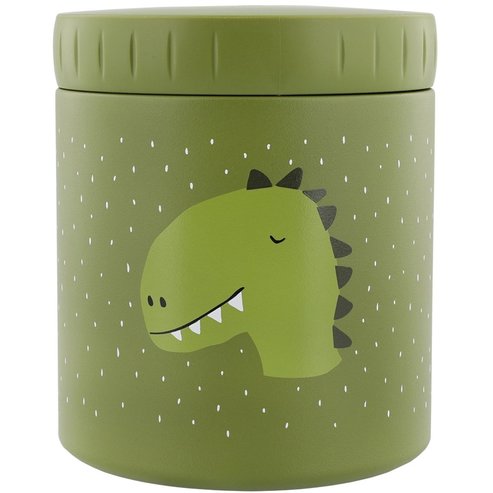 Trixie Insulated Lunch Pot 500ml Изолиран съд за храна от неръждаема стомана в различни сладки дизайни с животни 1 брой - Mr. Dino