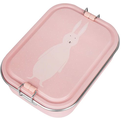 Trixie Lunch Box Large - Mrs. Rabbit Кутия за храна от неръждаема стомана в различни сладки дизайни с животни 1 брой