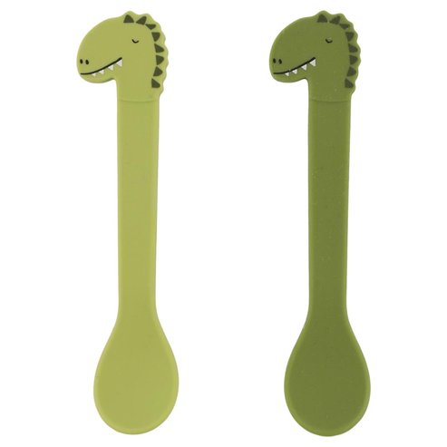 Trixie Silicone Spoon 4m+ 2 бр - Mr. Dino