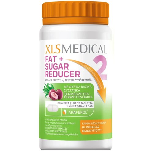 XLS Medical Fat + Sugar Reducer 120tabs