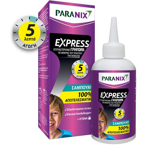 Paranix Express Anti-Lice Shampoo with Comb 200ml