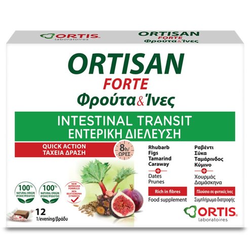 Ortis Ortisan Forte Intestinal Transit 12 броя