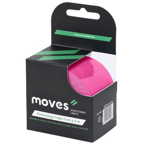 Alfacare Moves Kinesiology Tape 5cm x 5m - розова