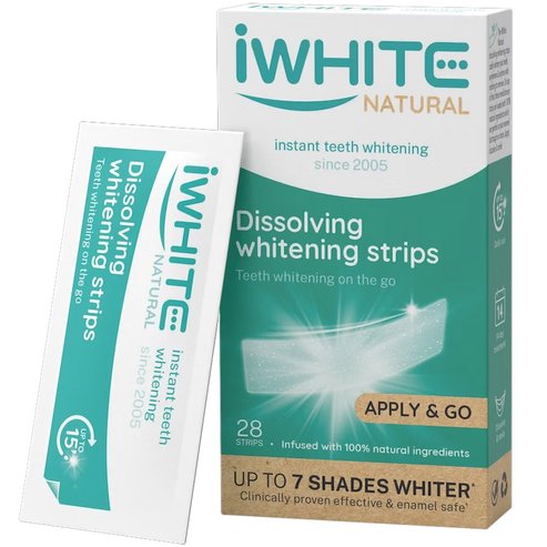 iWhite Natural Dissolving Whitening Strips 28 бр