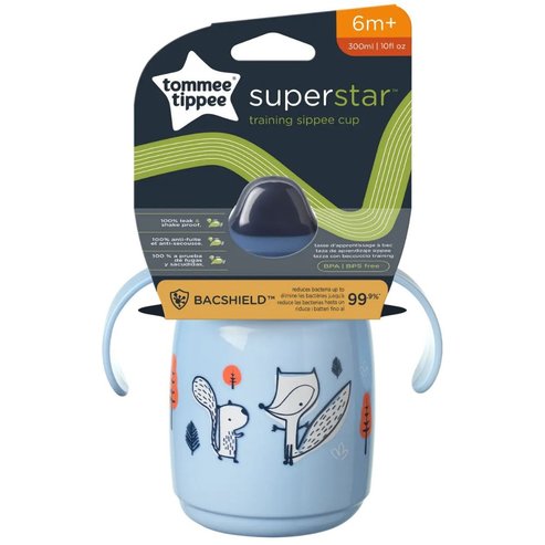 Tommee Tippee SuperStar Bacshield Training Sippee Cup 6m+, 300ml